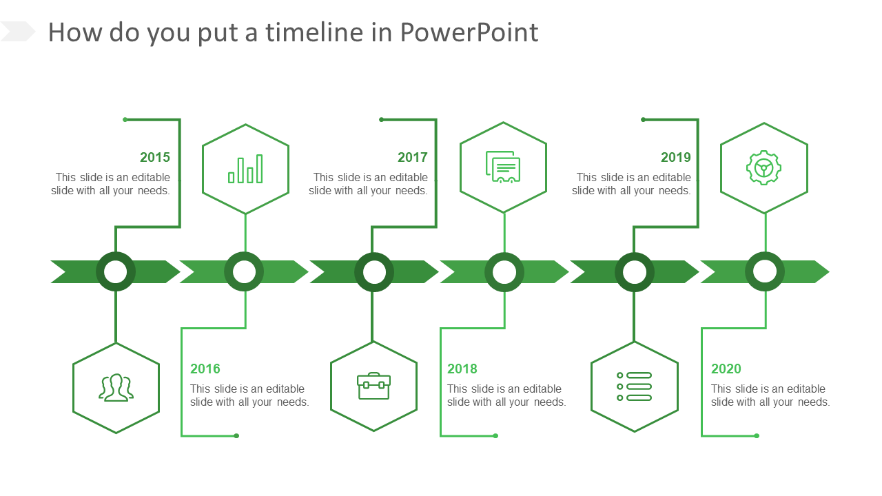 Free - How Do You Put A Timeline In PowerPoint Template